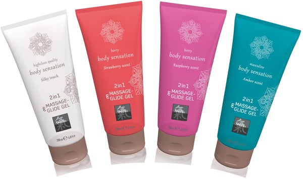 Massage & Glide Gel 2in1 &ndash; useita tuoksuja