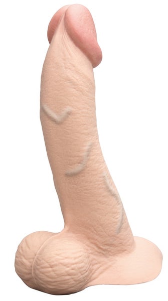 Slipskin curvy 9" (22,3 cm) - realistinen dildo