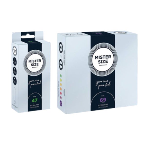 Mister Size &ndash; Kondomit oikeassa koossa (47&ndash;69 mm)