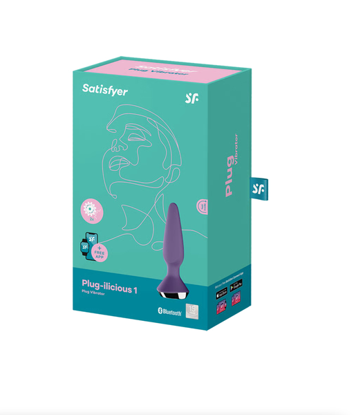 Satisfyer: Plug-ilicious 1 -anusvibraattori (lila)