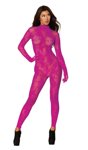 Saumaton kukkakuvioitu verkkobody - Azalea