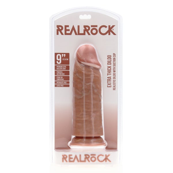 Extrapaksu dildo (23 cm / ruskea)