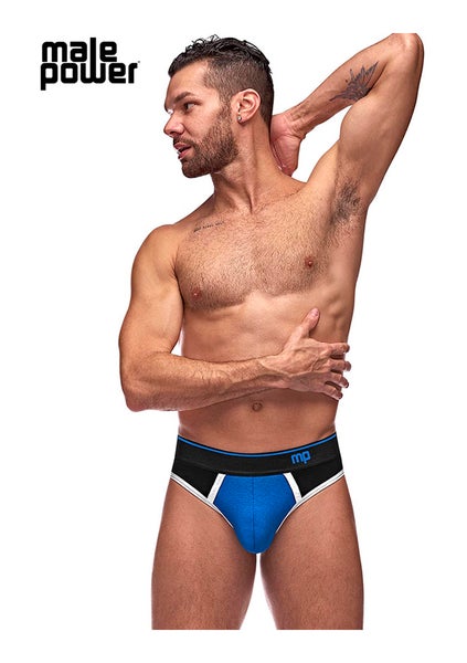 Panel Thong &ndash; Retrohenkinen miesten stringi sin/musta