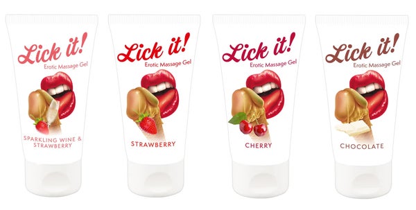 Lick It! &ndash; Erotic Massage Gel &ndash; useita makuja